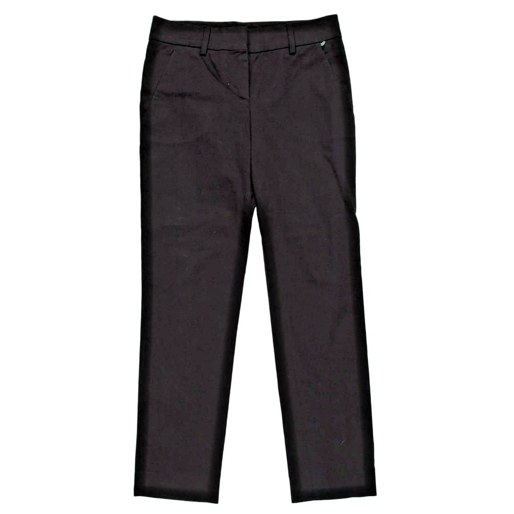 M Missoni Size 2 Straight Leg Pants – Mid-Rise Blue-Black Cotton Blend